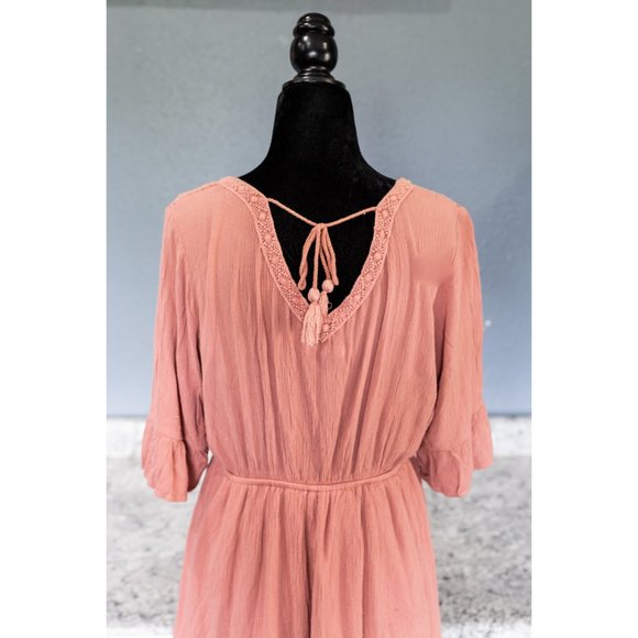 Maurices Rose Dress, Size Large - Picture 3 of 4